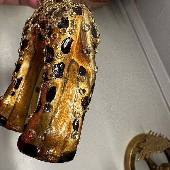 Jay Strongwater Standing Giraffe Ornament - Picture 9 of 11